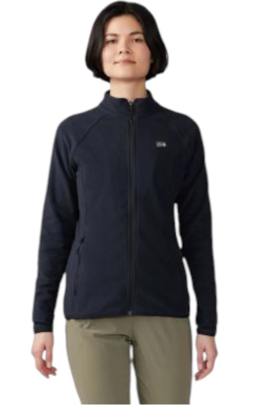 Mountain Hardwear Women's Microchill Full Zip Jacket Black - Regular